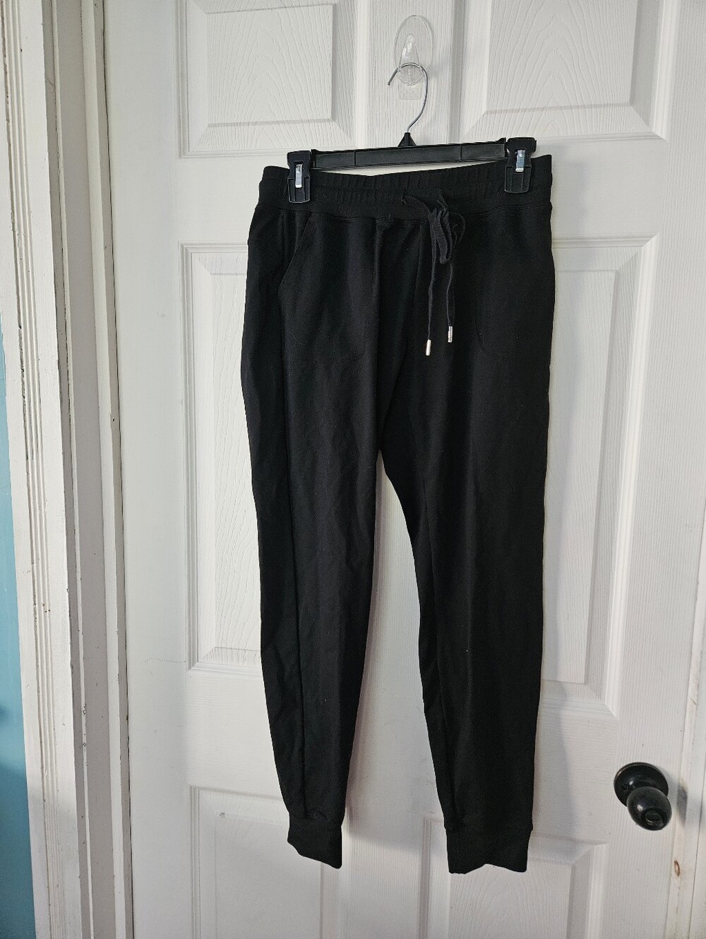 ZYIA Black Ankle-Length Drawstring Joggers